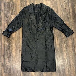 Jacqueline Ferrar Black Trench Coat